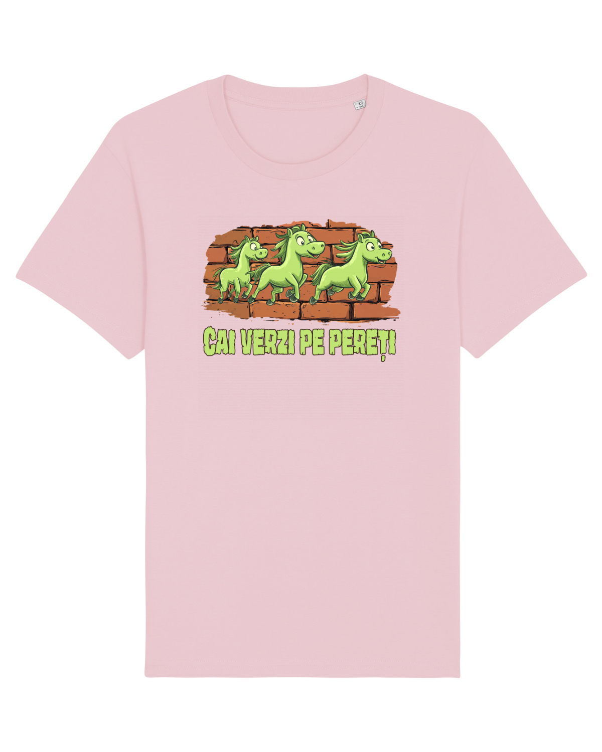 Tricou mânecă scurtă Unisex Rocker Cotton Pink