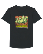 CAI VERZI PE PERETI :D 2 Tricou mânecă scurtă guler larg Bărbat Skater