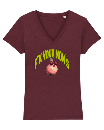 F**K YOUR MOM`S ONION Burgundy
