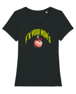 F**K YOUR MOM`S ONION Tricou mânecă scurtă guler larg fitted Damă Expresser
