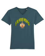 F**K YOUR MOM`S ONION 2 Tricou mânecă scurtă guler V Bărbat Presenter