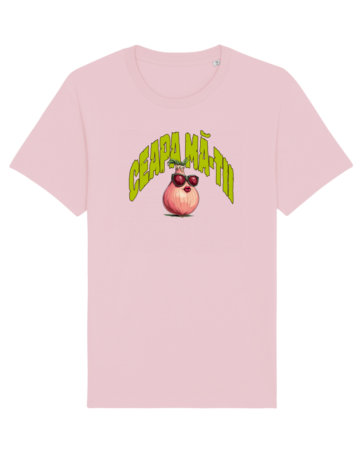Tricou mânecă scurtă Unisex Rocker Cotton Pink