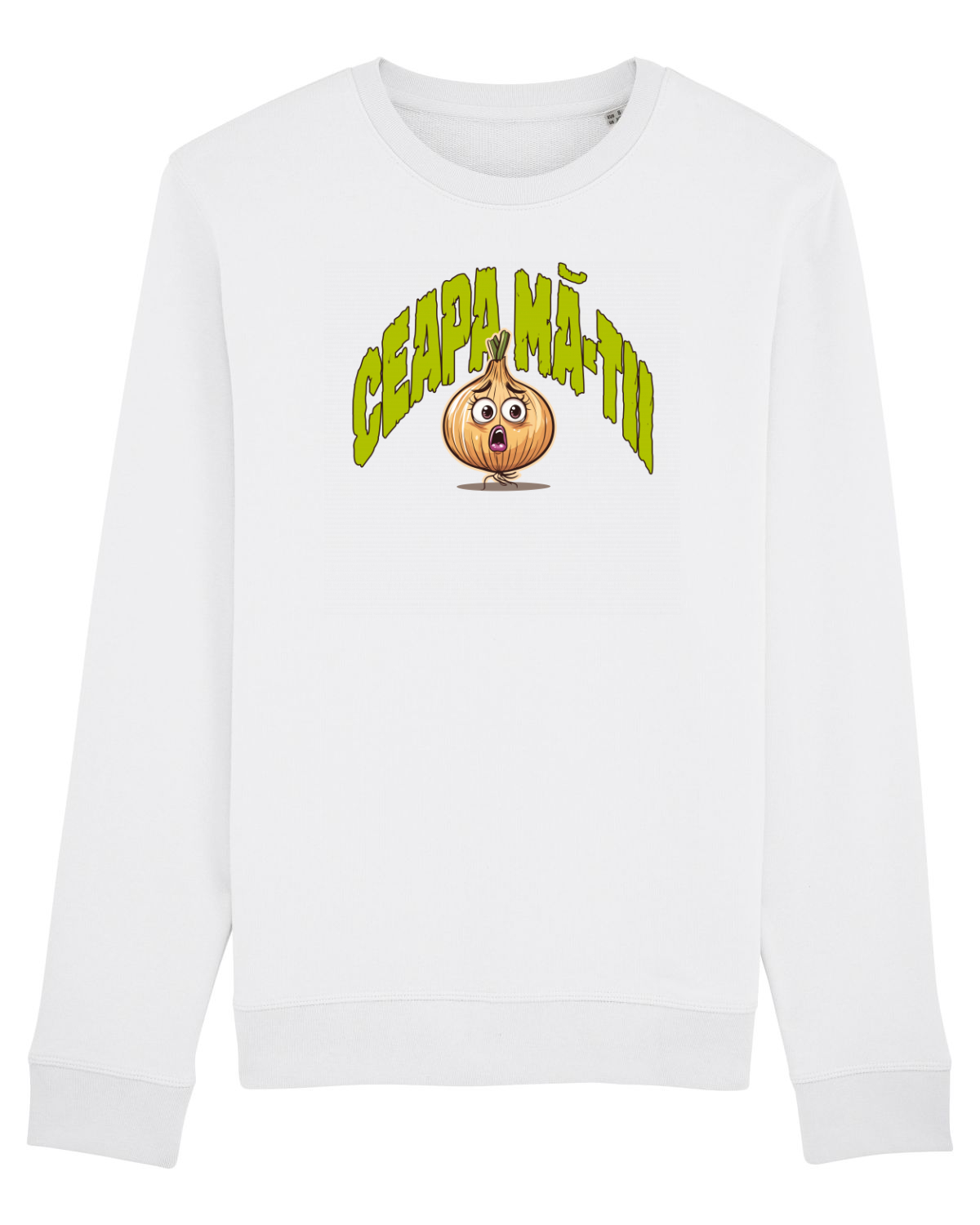 Bluză mânecă lungă Unisex Rise White