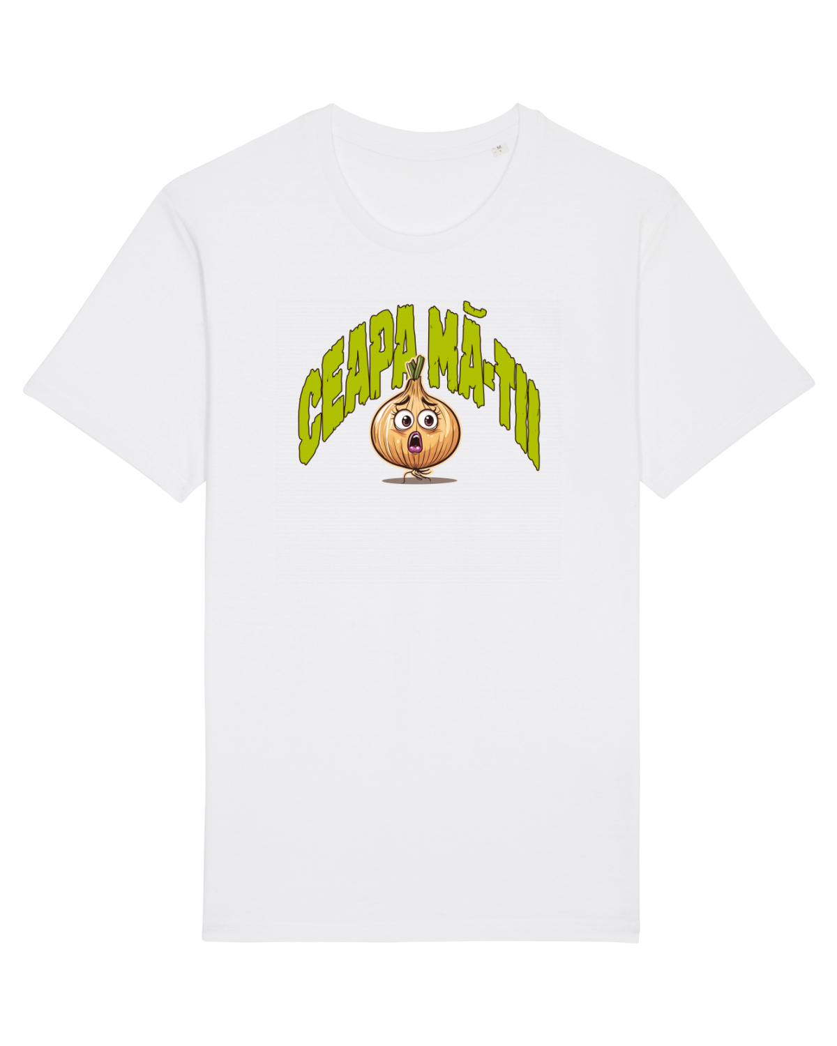 Tricou mânecă scurtă Unisex Rocker White