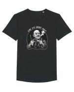 CINE V-A LUCRAT AICI? :D Tricou mânecă scurtă guler larg Bărbat Skater