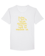 Folks gonna be replace by kiddos Tricou mânecă scurtă guler larg Bărbat Skater