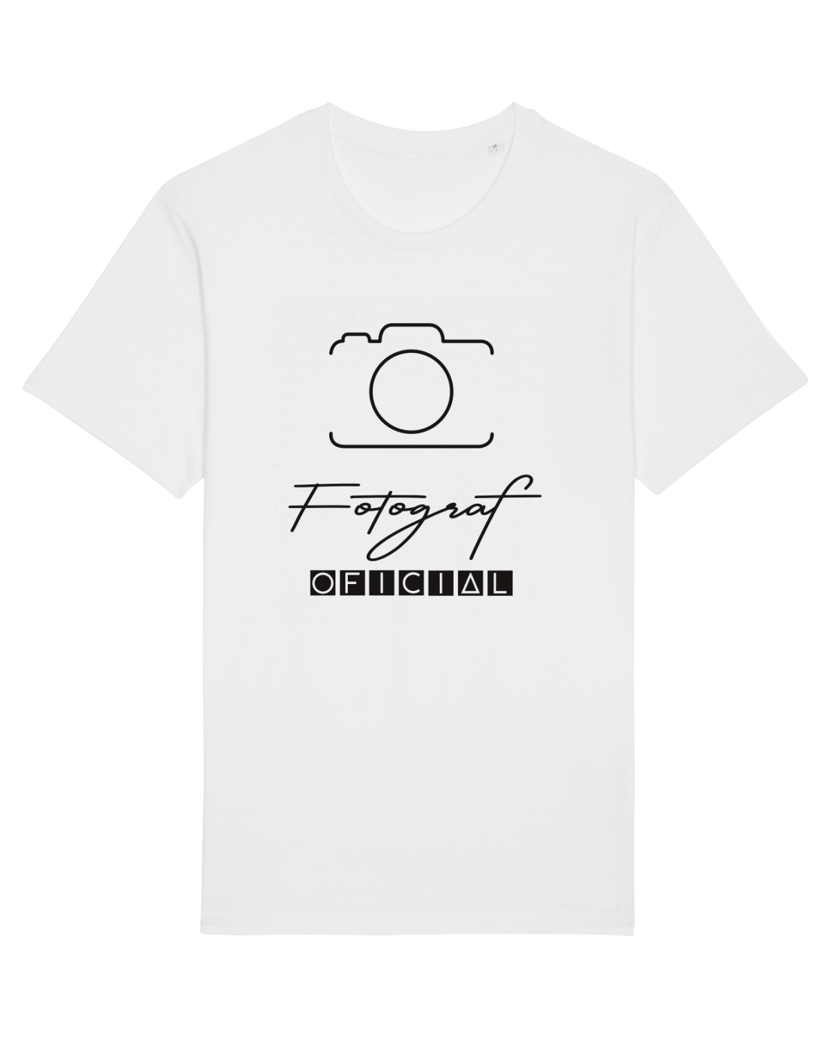 Tricou mânecă scurtă Unisex Rocker White