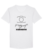 Fotograf - oficial  Tricou mânecă scurtă guler larg Bărbat Skater