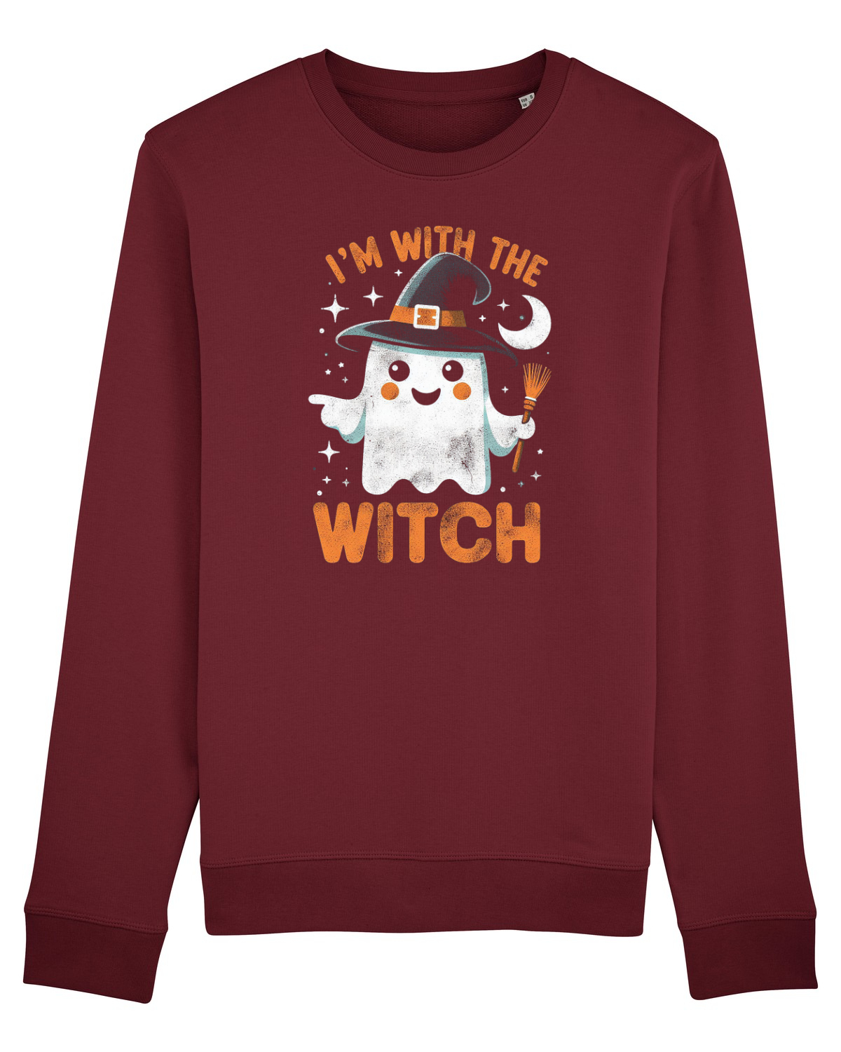 Bluză mânecă lungă Unisex Rise Burgundy