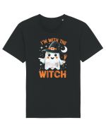 I'm with the witch Tricou mânecă scurtă Unisex Rocker