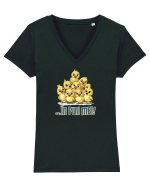 ... ÎN PUII MEI! Tricou mânecă scurtă guler V Damă Evoker