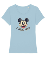 I TOLD YOU! - ȚI-AM ZIS EU! Tricou mânecă scurtă guler larg fitted Damă Expresser