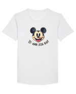  ȚI-AM ZIS EU! Tricou mânecă scurtă guler larg Bărbat Skater