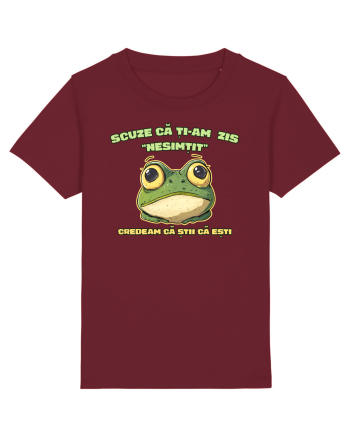 SCUZE CĂ ȚI-AM ZIS  Burgundy