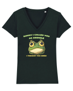 SORRY I CALLED YOU AN ASSHOLE Tricou mânecă scurtă guler V Damă Evoker