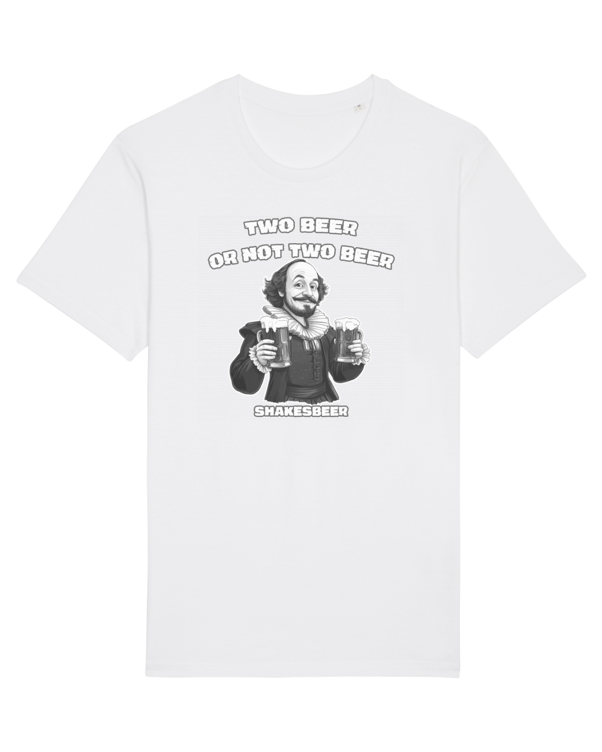 Tricou mânecă scurtă Unisex Rocker White