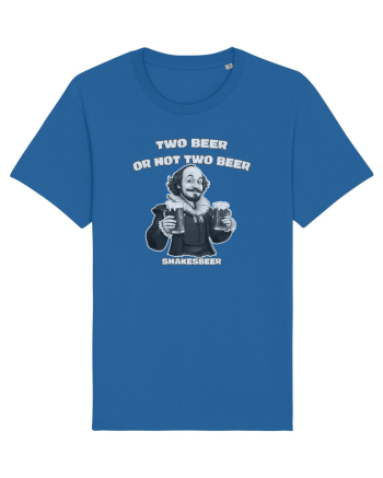 TWO BEER OR NOT TWO BEER - SHAKESBEER Royal Blue