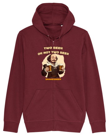 TWO BEER OR NOT TWO BEER - SHAKESBEER 2 Burgundy
