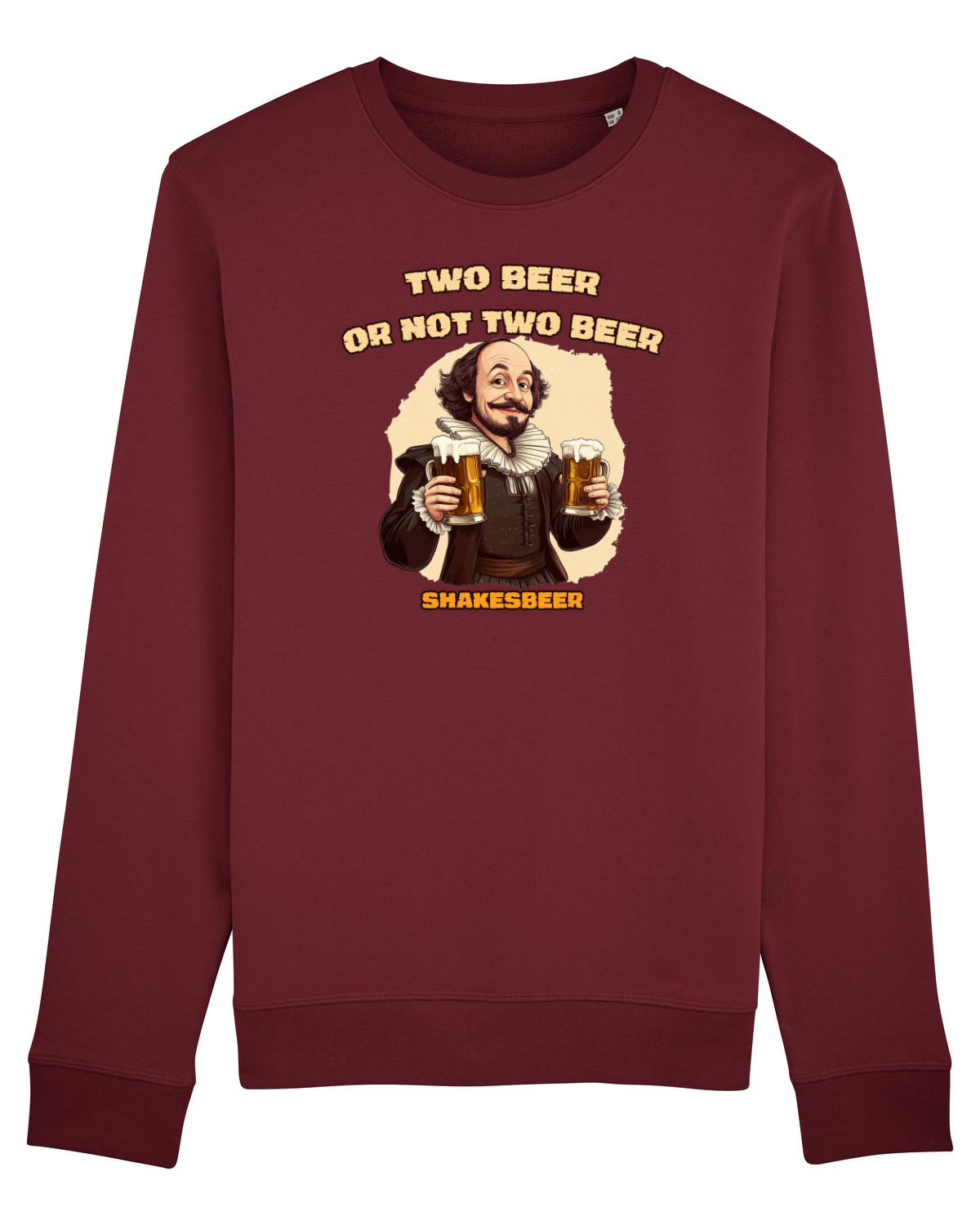 Bluză mânecă lungă Unisex Rise Burgundy