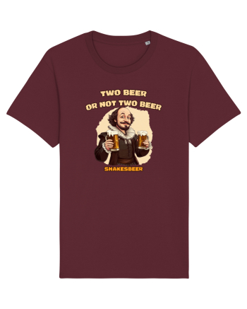 TWO BEER OR NOT TWO BEER - SHAKESBEER 2 Burgundy