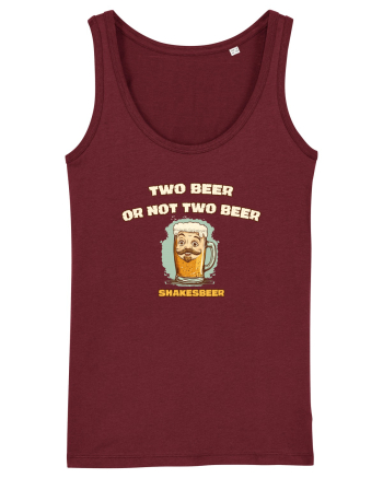 TWO BEER OR NOT TWO BEER - SHAKESBEER 3 Burgundy