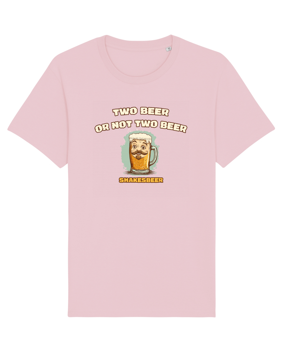 Tricou mânecă scurtă Unisex Rocker Cotton Pink