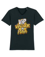 VIP - vânzător în piață Tricou mânecă scurtă guler V Bărbat Presenter