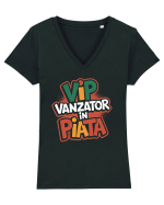 VIP - vânzător în piață Tricou mânecă scurtă guler V Damă Evoker