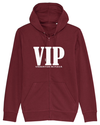 VIP - vânzător în piață grunge Burgundy