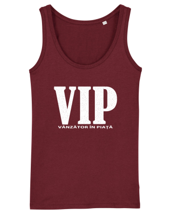 VIP - vânzător în piață grunge Burgundy