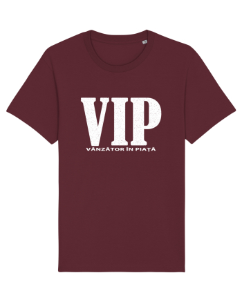 VIP - vânzător în piață grunge Burgundy