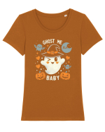 Ghost me Baby Tricou mânecă scurtă guler larg fitted Damă Expresser