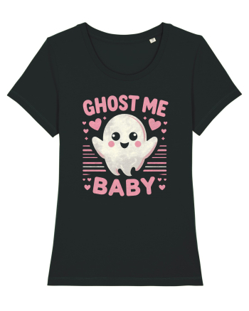 Ghost me Baby pink hearts Black