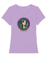 GUESS MY SIGN - FECIOARA / VIRGO Tricou mânecă scurtă guler larg fitted Damă Expresser