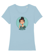 GUESS MY SIGN - FECIOARA / VIRGO 2 Tricou mânecă scurtă guler larg fitted Damă Expresser