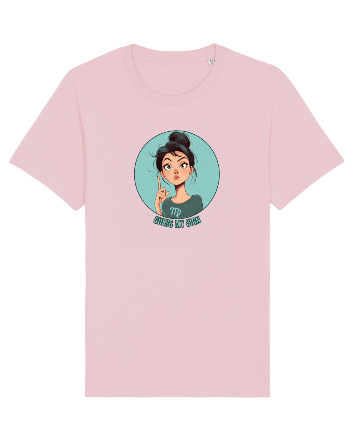 Tricou mânecă scurtă Unisex Rocker Cotton Pink