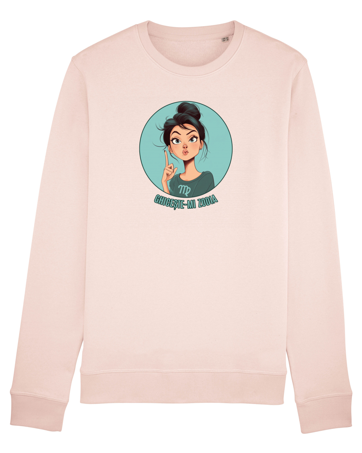 Bluză mânecă lungă Unisex Rise Candy Pink