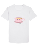 PositiviTEA Tricou mânecă scurtă guler larg Bărbat Skater