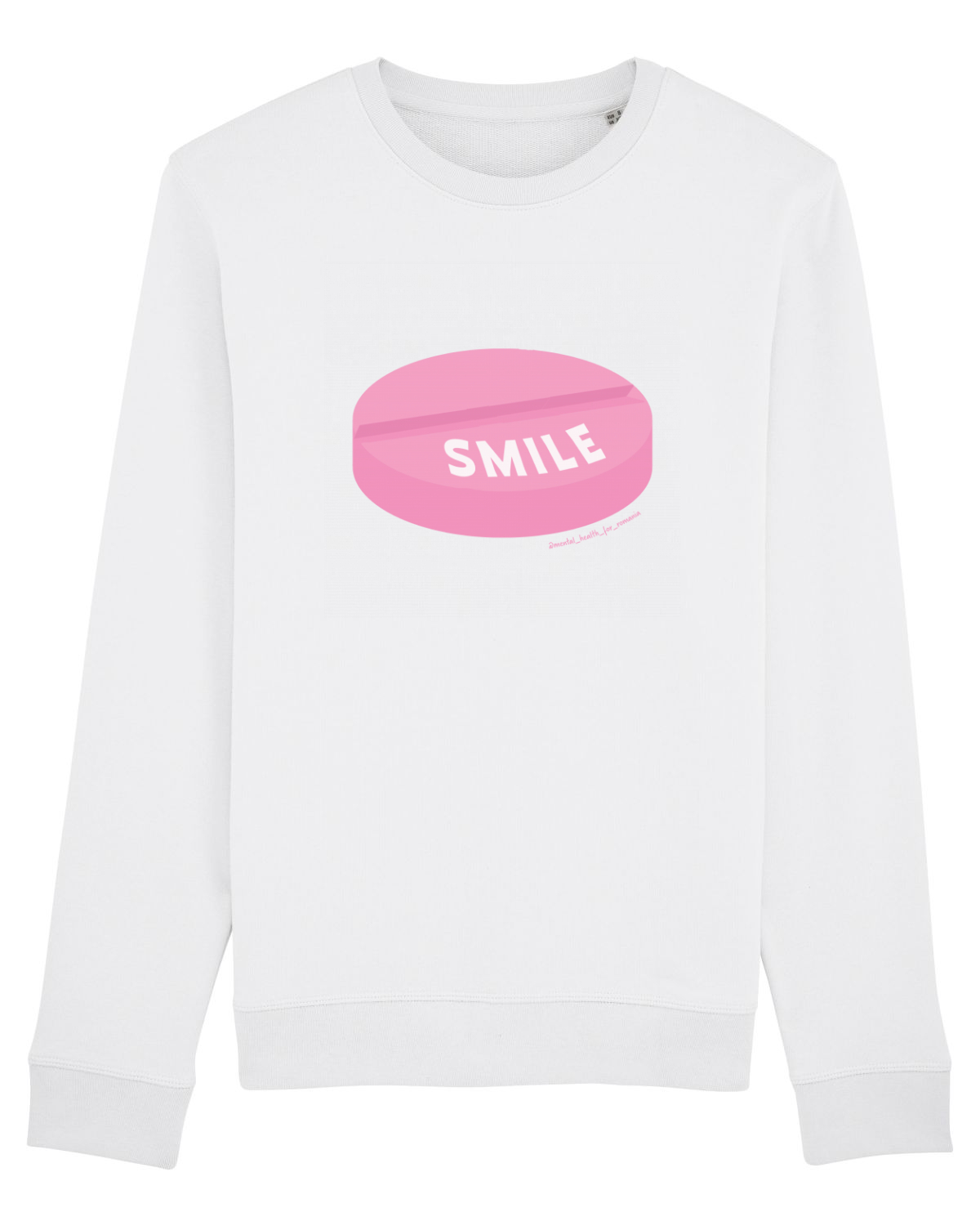 Bluză mânecă lungă Unisex Rise White