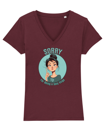 SORRY FOR BEING A SEXY VIRGO 2 Burgundy
