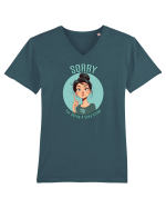 SORRY FOR BEING A SEXY VIRGO 2 Tricou mânecă scurtă guler V Bărbat Presenter