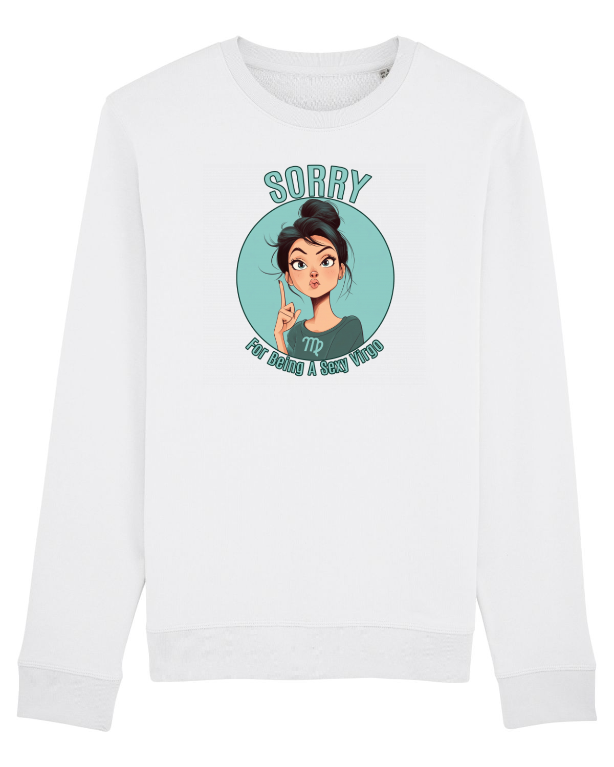 Bluză mânecă lungă Unisex Rise White