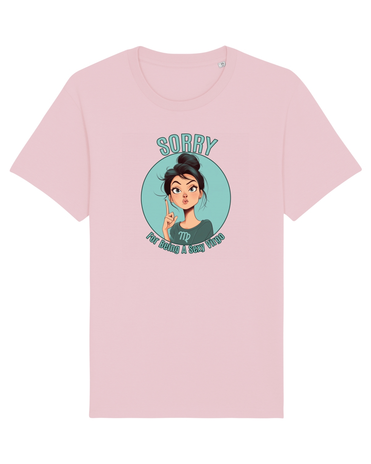 Tricou mânecă scurtă Unisex Rocker Cotton Pink