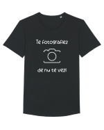 Te fotogragiez Tricou mânecă scurtă guler larg Bărbat Skater