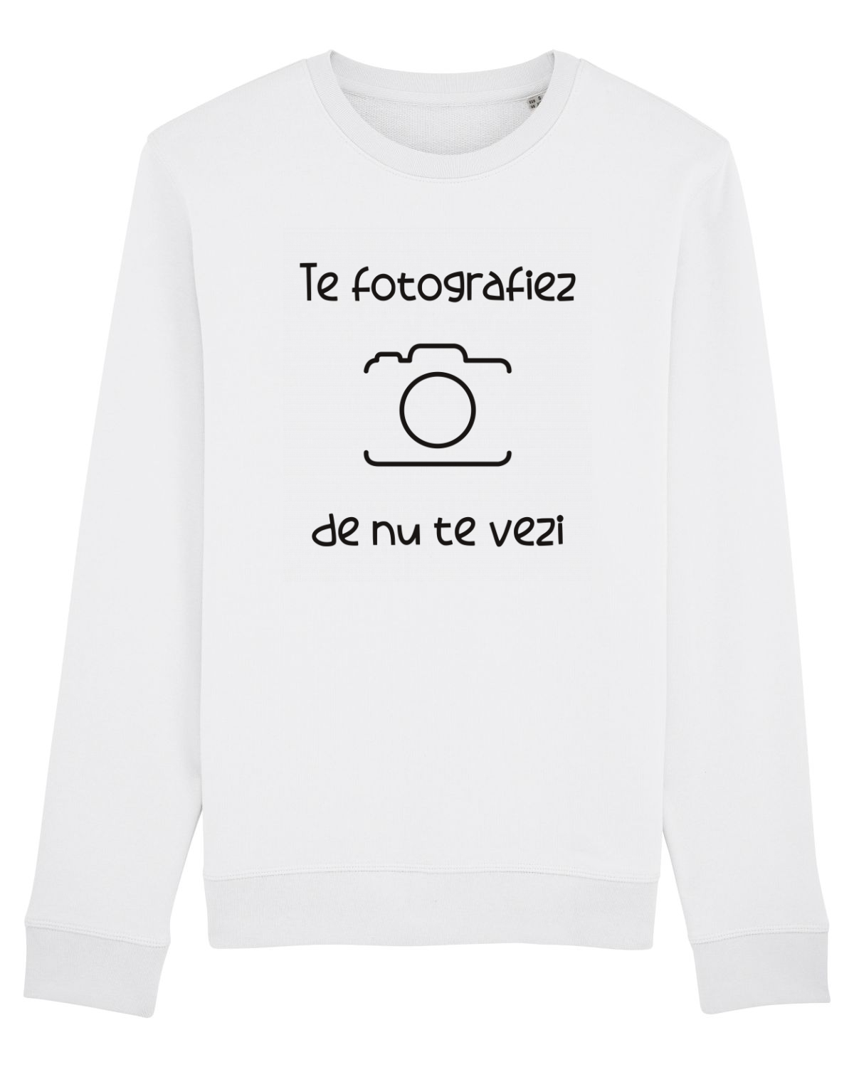 Bluză mânecă lungă Unisex Rise White