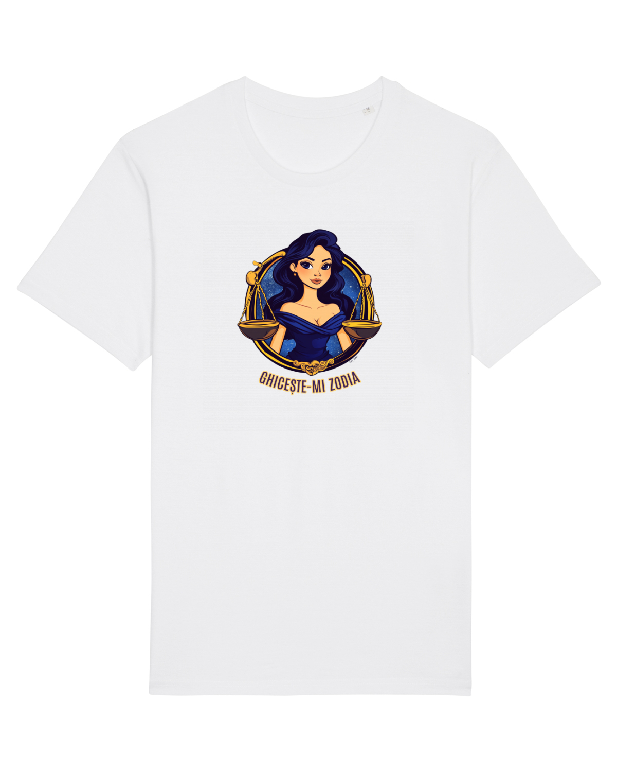 Tricou mânecă scurtă Unisex Rocker White