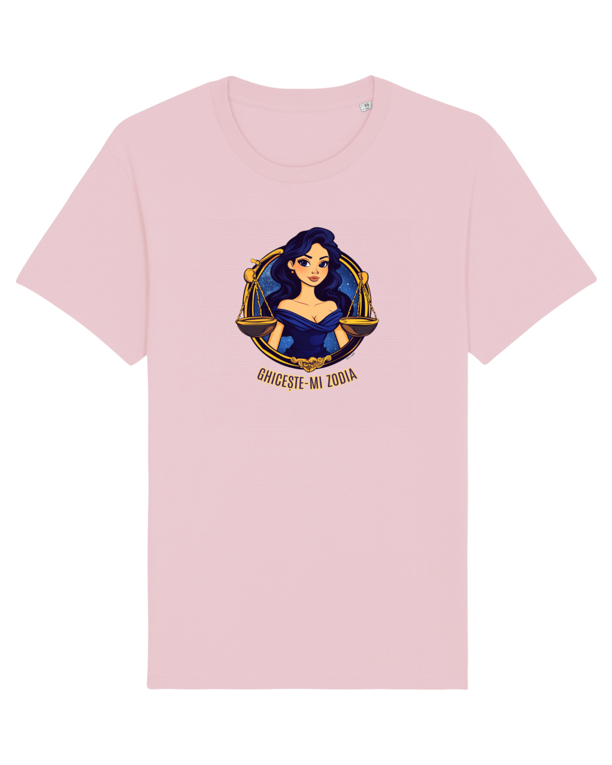 Tricou mânecă scurtă Unisex Rocker Cotton Pink