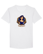 GHICESTE-MI ZODIA - BALANTA / LIBRA Tricou mânecă scurtă guler larg Bărbat Skater