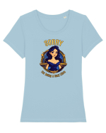 SORRY FOR BEING A SEXY LIBRA Tricou mânecă scurtă guler larg fitted Damă Expresser