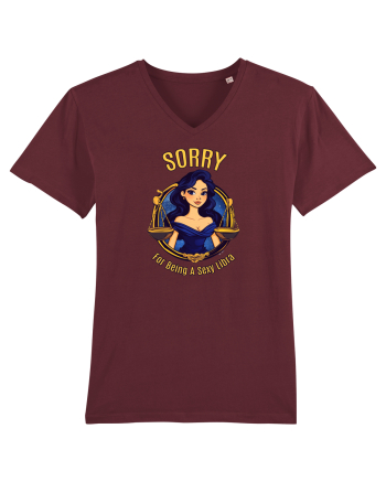 SORRY FOR BEING A SEXY LIBRA Burgundy